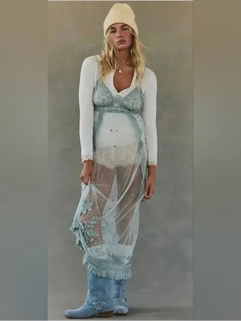 Free People So Into You Maxi Slip - Picture 14 of 14